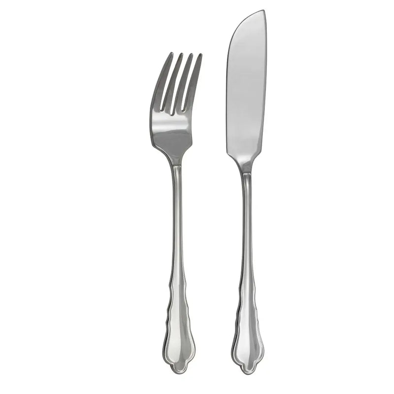 Fischbesteck 12 tlg. — 925/1000 Sterling Silber