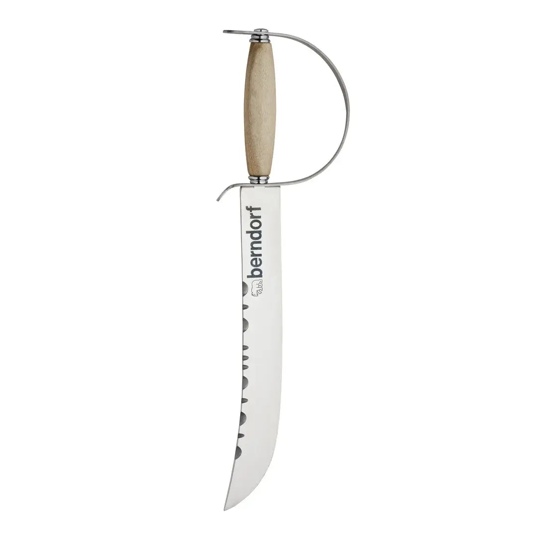 CHAMPAGNERSÄBEL mit Holzgriff im Geschenkkarton